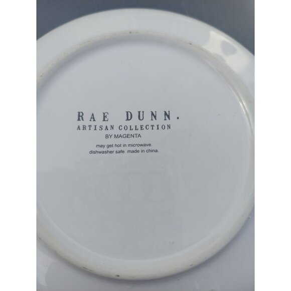Rae Dunn Artisan Collection Happy Easter Plates Set Of 7 6 1/4" Ceramic Dishwash - Picture 5 of 5